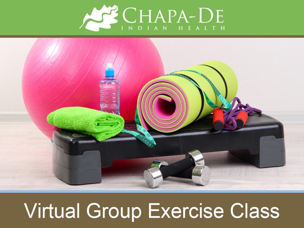 Virtual Group Exercise Class - Tuesdays 3PM @ Zoom