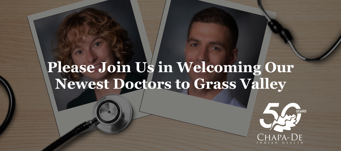 Please Join Us in Welcoming Our Newest Doctors to Grass Valley